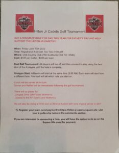 Golf Tourney 2022 info